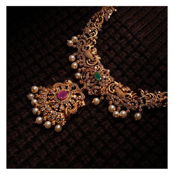 Moti Kundan AD Stone Neck Set