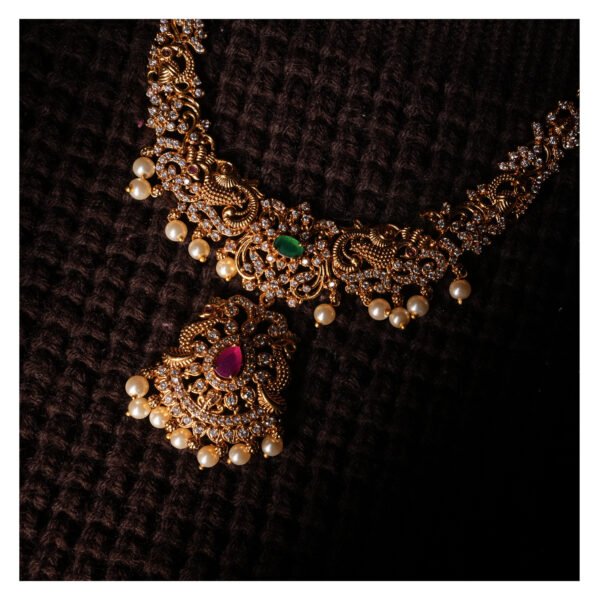 Moti Kundan AD Stone Neck Set - Image 4