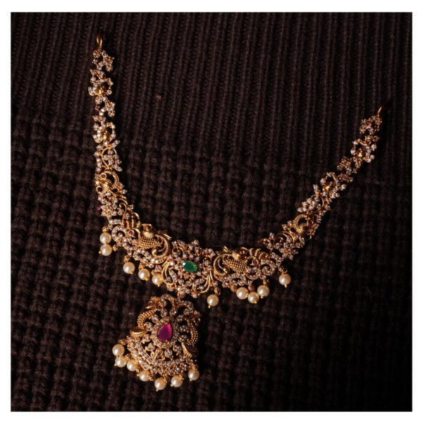 Moti Kundan AD Stone Neck Set - Image 3